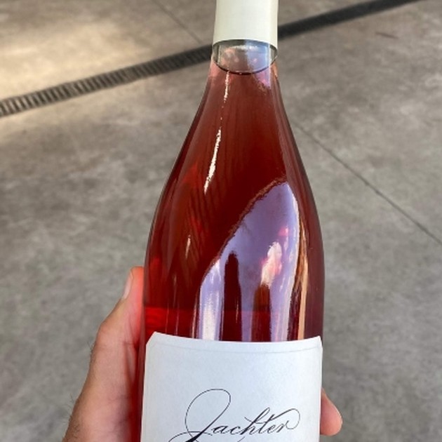 First Labeled Bottle of Rosè